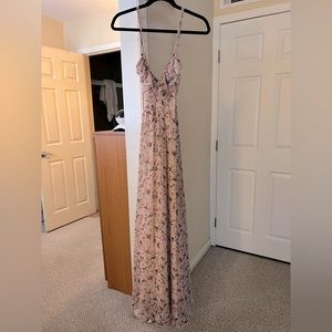 Guess Maxi Spaghetti Floral Dress